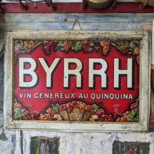 Ancienne tôle publicitaire "BYRRH"