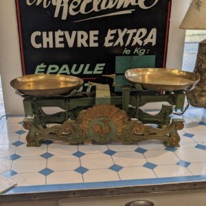 Balance type parisienne au coq fin XIXème début XXéme