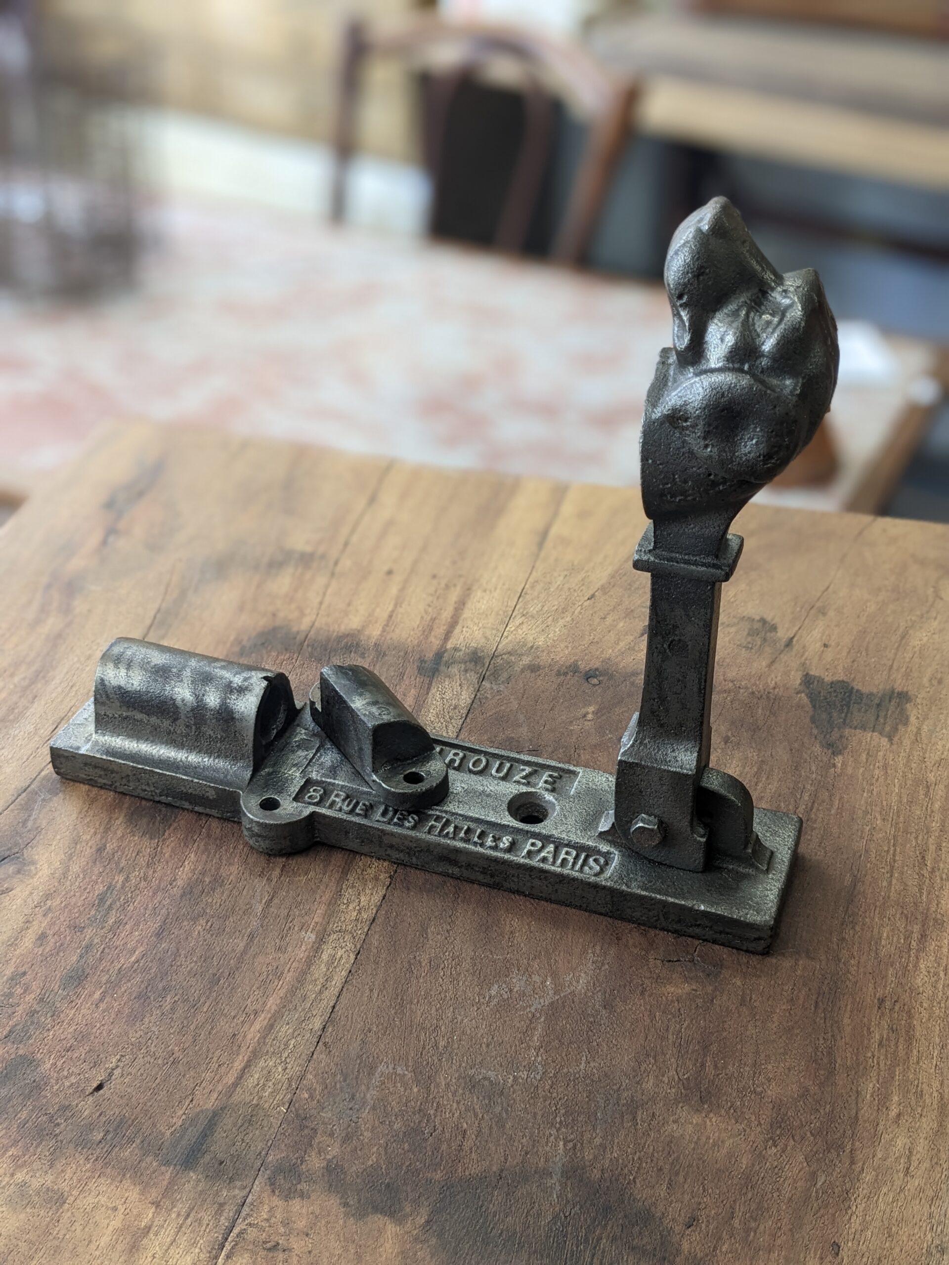 Piège à feu canon de porte zoomorphe "Aurouze" XIXème – Image 4