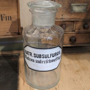 Flacon de pharmacie ancien