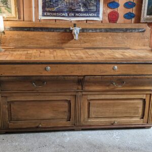 Imposant billot de boucher début XXème