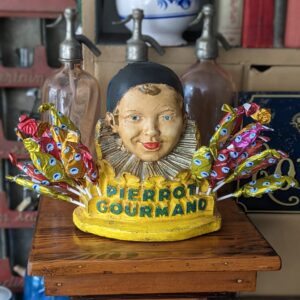 Présentoir Pierrot Gourmand années 50