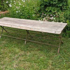 Ancien banc de jardin pliant