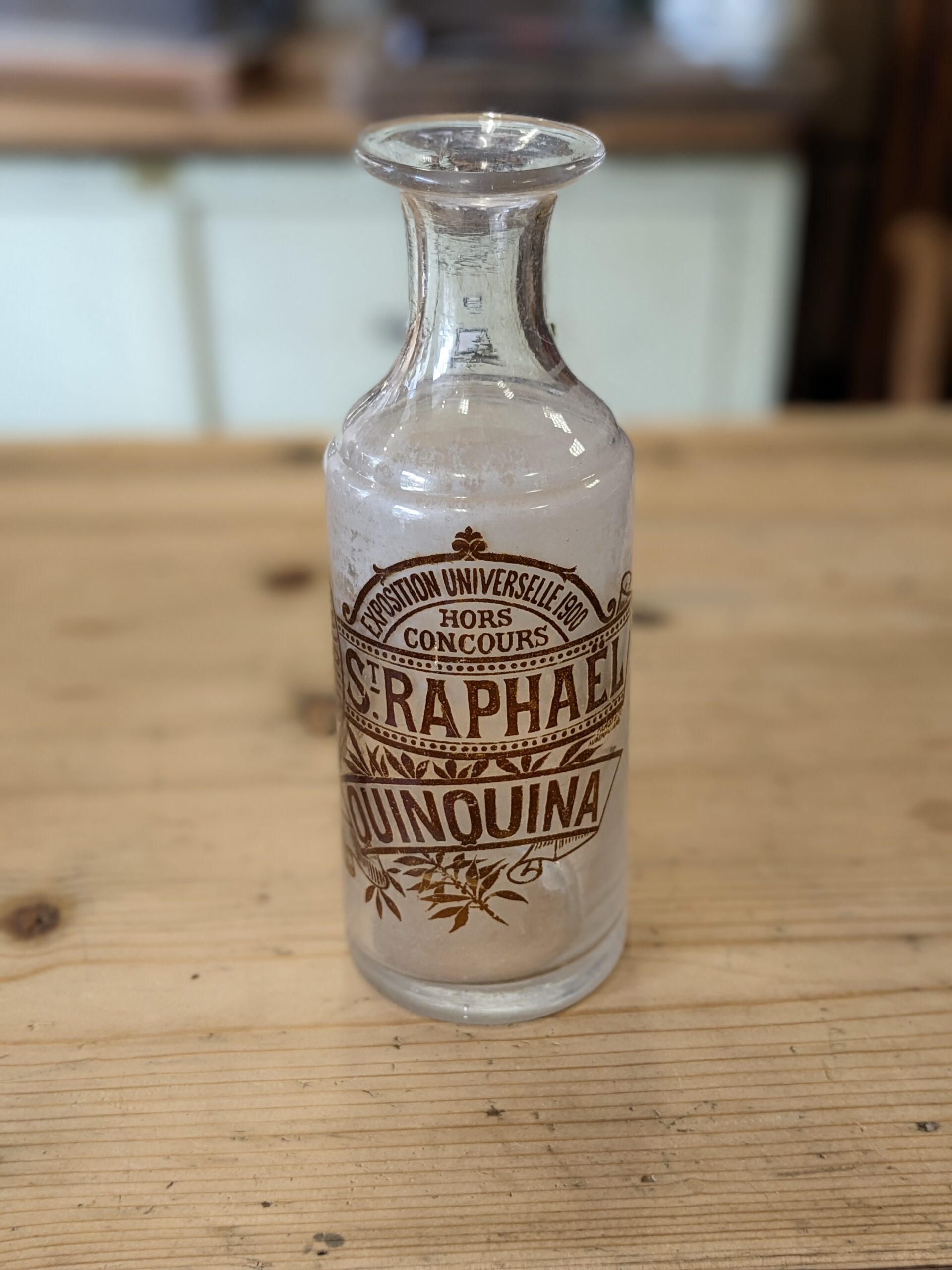 Carafe publicitaire Saint Raphaël - Quinquina Exposition universelle 1900