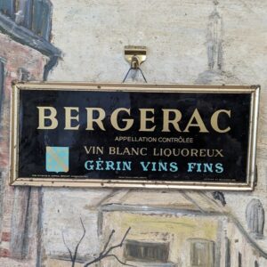 Glacoïde publicitaire "Gérin Vins Fins" Bergerac