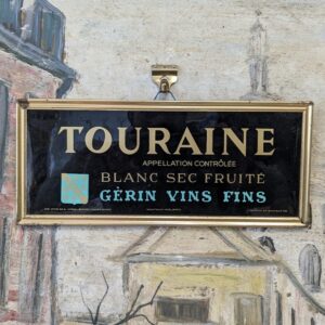 Glacoïde publicitaire "Gérin Vins Fins" Touraine